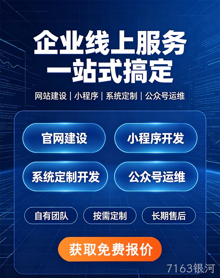 7163银河企业应用开发